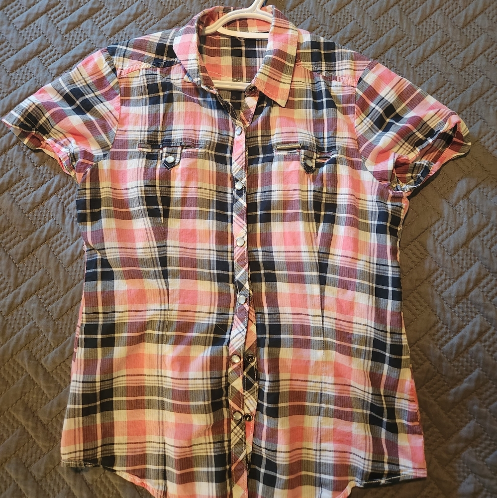 HARLEY DAVIDSON BUTTON UP SHIRT